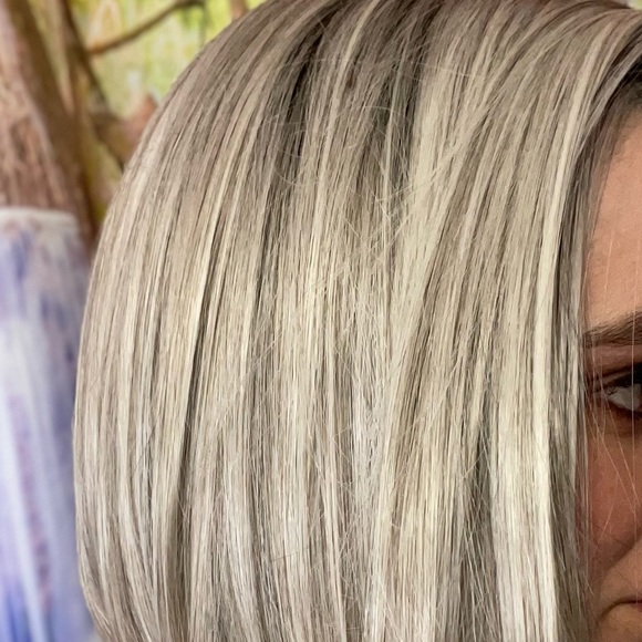 🦋WFEW, Gemini, Salt & Pepper Wig by Heather Dye, lace front wig - Picture 6 of 13